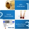WISSCOOL 10PCS 1/4” HAVC AC Schrader Access Service Valve 1/4''