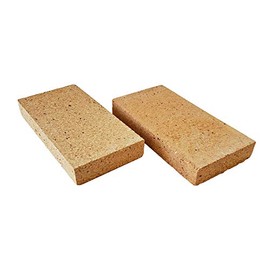 Pellethead Replacement Harman Stove Fire Brick (2 Pack), 9″ x 4.5″ x 1.25″ 1-00-900450125
