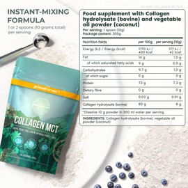 Collagen MCT by Primal Harvest - Powder Supplement with Type I and III peptides to Help Improve Hair, Skin, Nails and Joints, for Men and Women…