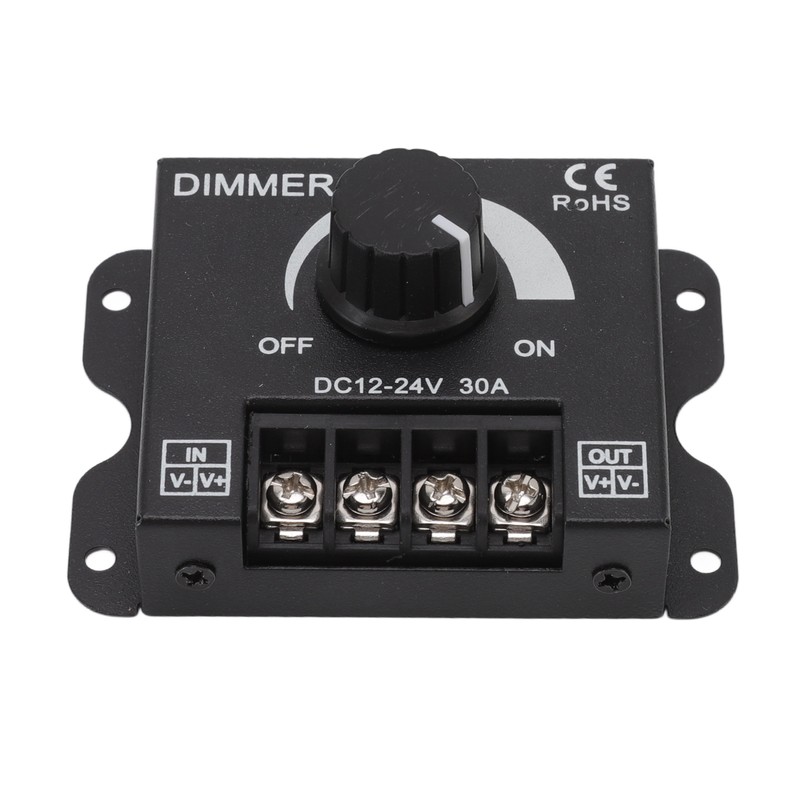 LED Dimmer Single Channel PWM Lighting Stepless Dimming Controller for