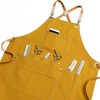Jeanerlor Cotton Canvas Stylist Apron With Pockets Water-Resistant Tool Aprons