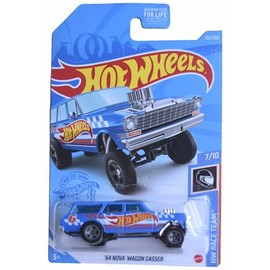 Hot Wheels '64 Nova Wagon Gasser, HW Race Team 7/10 [Blue] 232/250