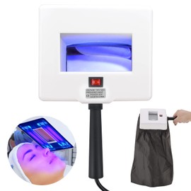 Yofuly Portable Facial Skin Analyzer with Shade Cloth, Woods Lamp for Home Use Salon SPA Machine