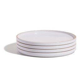 Our Place Dinner Plates - Set of Four 10.5” Handcrafted Ceramic Dinner Plates | Chip-Resistant, Restaurant-Grade | Stackable & Space-Saving | Steam
