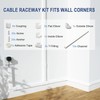 Cord Cover Raceway Kit - 157" Paintable Cable Concealer, Wire