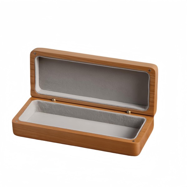 Cherry Wood Glasses Case Hard Shell, Magnetic Closing Sunglasses Case,