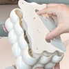 Decorative Tissue Box with Beaded Feet Cosmetic Tissue Box, White,