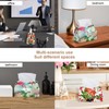 2 Pack Tissue Box Cover Holder, Flamingo Birds Rectangle Leather