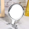 Espejo de maquillaje, espejo cosmético de aumento de doble cara