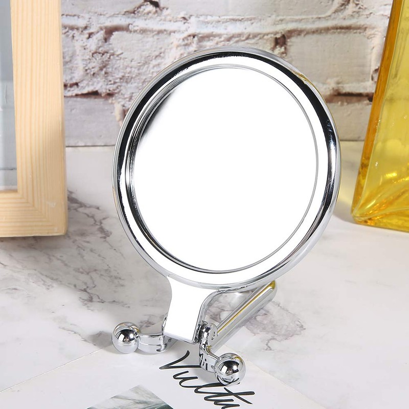 Espejo de maquillaje, espejo cosmético de aumento de doble cara