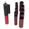 Portable Spindle Sander Adapter, 3/8in Mandrel Hand Held Rubber Sanding