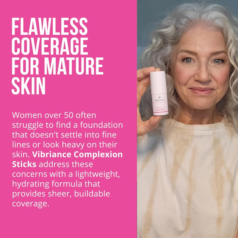 Vibriance Complexion Sticks - Foundation for Mature Skin - Sheer,