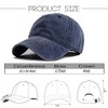 Men Women Washed Cotton Low Profile Distressed Vintage Baseball Cap