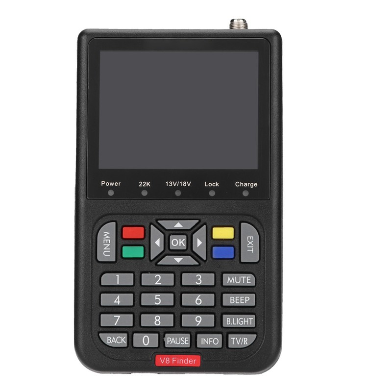 Digital V8 Satellite Signal Finder HD 1080P DVB s Signal