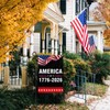 America Birthday Garden Flag 12x18 Inche Double Side, 1776 2026