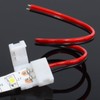 8mm Solderless 2-Wire Connector Clip for 3528 LED Strip Light