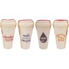 Coffeehouse Take It To Go with Lids Reusable Plastic Travel