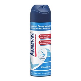 Ammens 8475 Aerosol Desodorante Original para Pies 107g 150ml                                                                                         