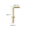 sourcing map Screw Hooks Ceiling Hooks Self-Tapping Screw-In Hooks with