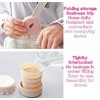 FANBODTA Collapsible Travel Cup 4-Pack, 130ml Foldable Water Cup with