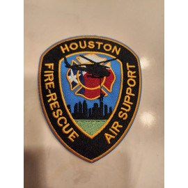 Houston Fire Air Support Fire Department patches - new