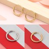JUZICHEN 3-7 Pairs Silver Gold Hoop Earrings for Women, Stainless