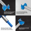 48mm Forstner Drill Bit, Blue Tungsten Carbide Wood Boring Bit,