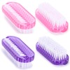 Nail Cleaning Brushes Plastic for Fingernails 2-Sided Non-Slip Nail Brushes