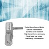 Turbo Worm Geared Motor High Torsion Micro Gearbox DC24V M8x33mm