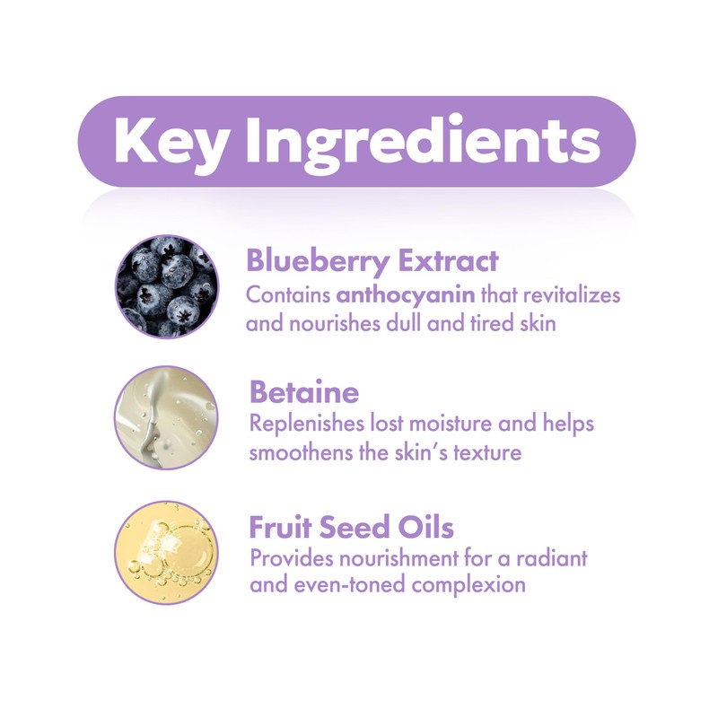 FRUDIA Blueberry Hydrating Gel-to-Foam Facial Cleanser – Korean Skincare Face