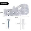 REBECASKYENS 10 Child Safety P-Clips Set, Blind Safety Clips for
