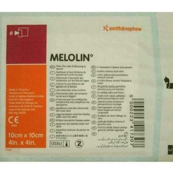 Smith & Nephew Melolin Wound Dressing 10 x 10 cm