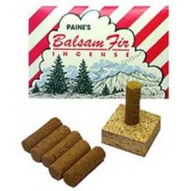 Paine Products 50 pcs Balsam Fir Incense Logs Paine's natural USA made Christmas Tree Holiday