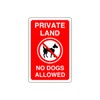 Safety First Display LTD Private lane no dogs allowed -