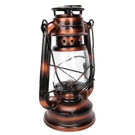 Akozon Retro Kerosene Barn Lantern Bronze Ornament - , Outdoor, Lightweight, Highbrightness Oil Lamp for Home, Pub, Inn Decoration