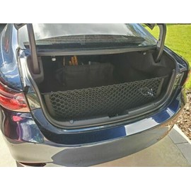 EACCESSORIES EA (x2) Rear Trunk Organizer Cargo Nets for Mazda6 2014-2021 – Envelope Style Cargo Nets for Sedan - Premium Mesh Car Trunk Organizer Vehicle Carrier Storage – Compatible with Mazda 6