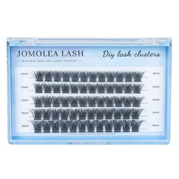 Lashes Cluster, 60 Pcs Mix Individual Lashes Cluster D Curl