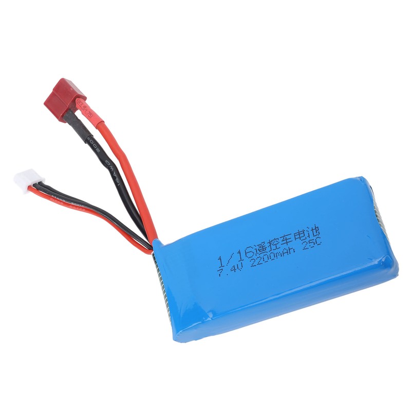 RC Car Battery 2S 7.4V 2200mAh Li Po Circuit Protection