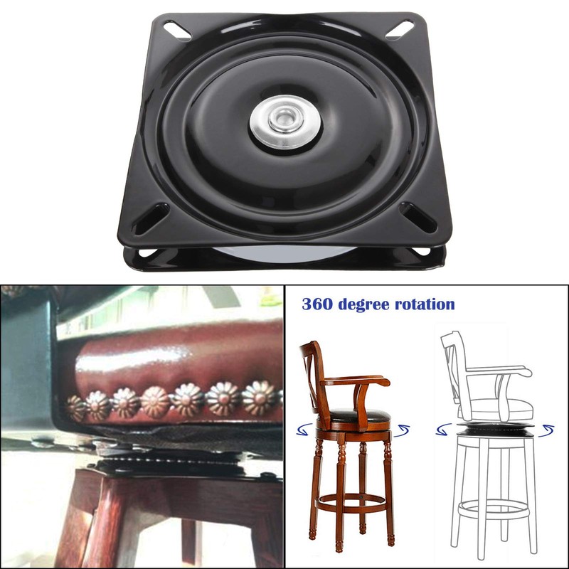 2 Pack 8 Inch Heavy Duty Bar Stool Swivel Replacement,