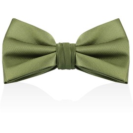 Sage Green Bow Ties For Men - Mens Woven Pre Tied Bowties For Men Bowtie Tuxedo Solid Color Formal Bow Tie