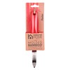Natural Home Molded Bamboo & Stainless Steel Peeler, Cherry Red