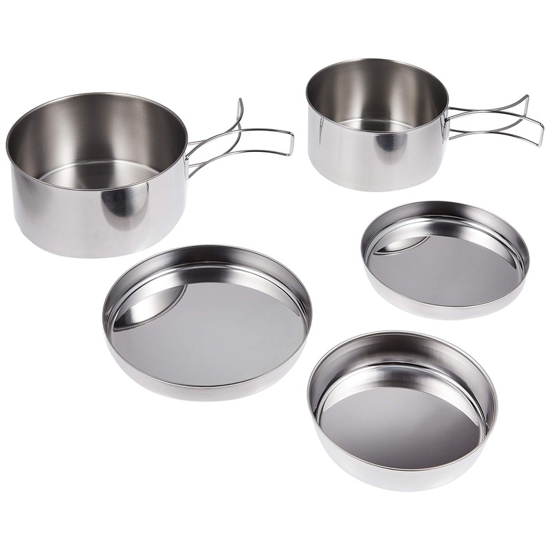 Captain Stag M-7562 5-Piece Camping Utensil Set