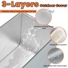 GCGOODS U-Shaped Air Conditioner Cover Set, Outdoor Air Conditioner Cover