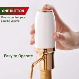 Aeratore e versatore elettrico per vino, decanter intelligente "one-touch" con porta Type-C