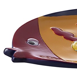 Gedy Dori Resin Soap Dish, Turquoise, 11 x 17.5 x 1.5