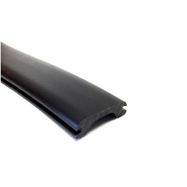 Automotive Authority LLC Black RV Camper Trailer Thick Vinyl 3/4" Insert Trim Mold Flexible Screw Cover 0.75" x 24 Feet(24 ft, Black)