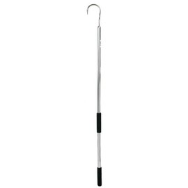 Sea Striker SS348 Silver AnodizedAluminum Gaff, 3-Inch Hook, 4-Feet Handle