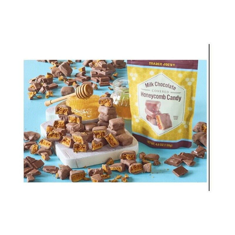 Trader Joe's 2 Pack Trader Joe's Honeycomb Candy Milk Chocolate