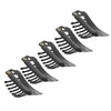 50pcs Hair Extension Clips Set Stainless Steel DIY 8 Teeth