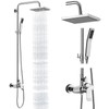 Polish Chrome Exposed Shower System 2 Functional Bathroom Shower Set